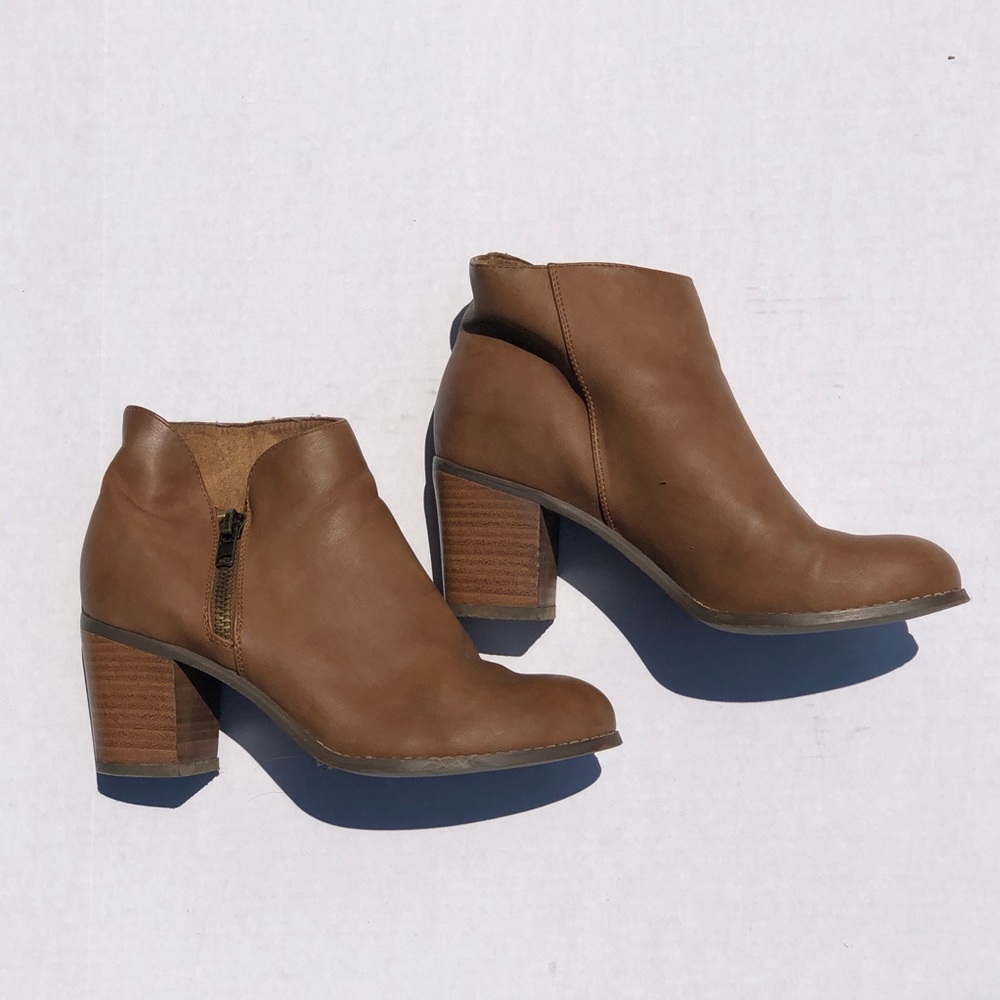 Torrid Ankle Boots Zipper Accents